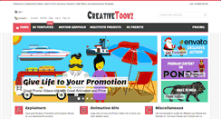 Desktop Screenshot of creativetoonz.com